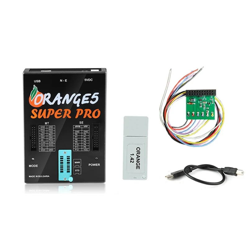 Orange5 v1.42 Hlavná jednotka 5C38 Programátor ECU Pridá ďalší program zoznamu ECU MCU pre modernizáciu Toyota Suzuki Orange 5 Super Pro
