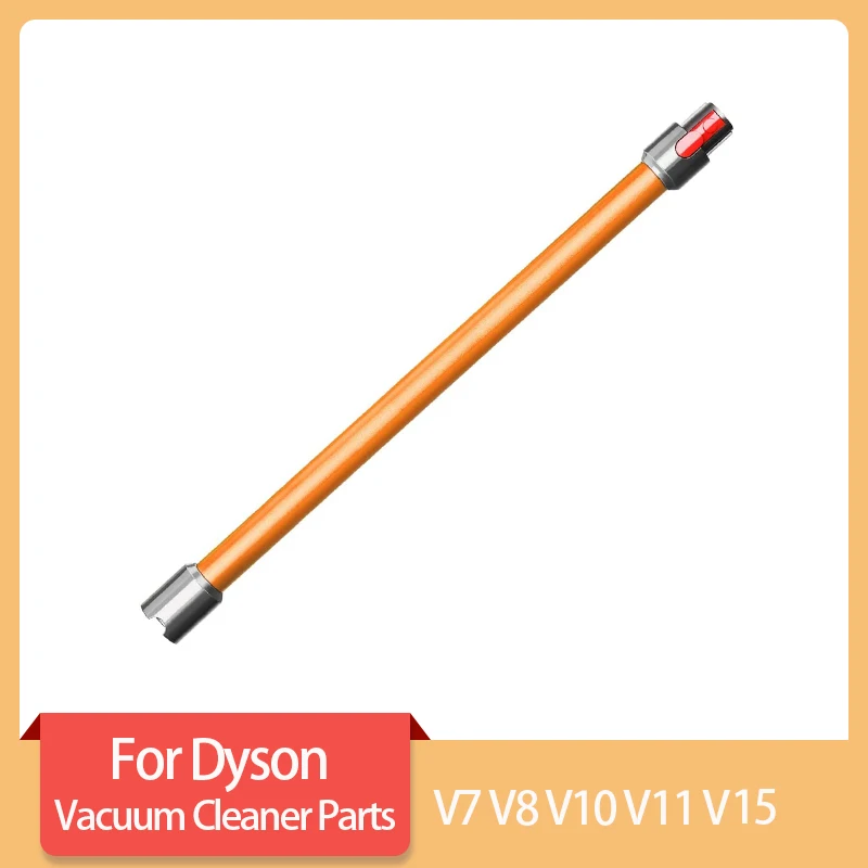 Oranžová predlžovacia tyč pre Dyson V7 V8 V10 V11 Hliníková rovná potrubná lišta Ručná prútik Vákuová čistiaca časť Časť