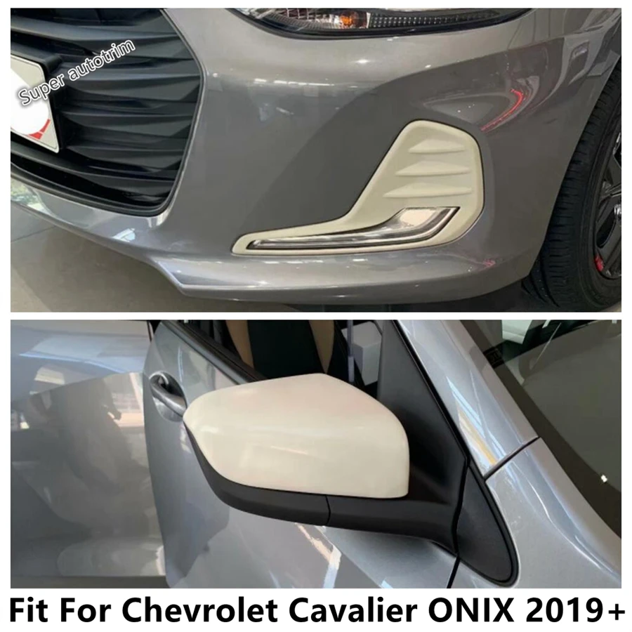 Orezanie krytu krytu shellu prednej hmly / spätného zrkadla pre Chevrolet Cavalier Onix 2019 - 2024 ABS ABS