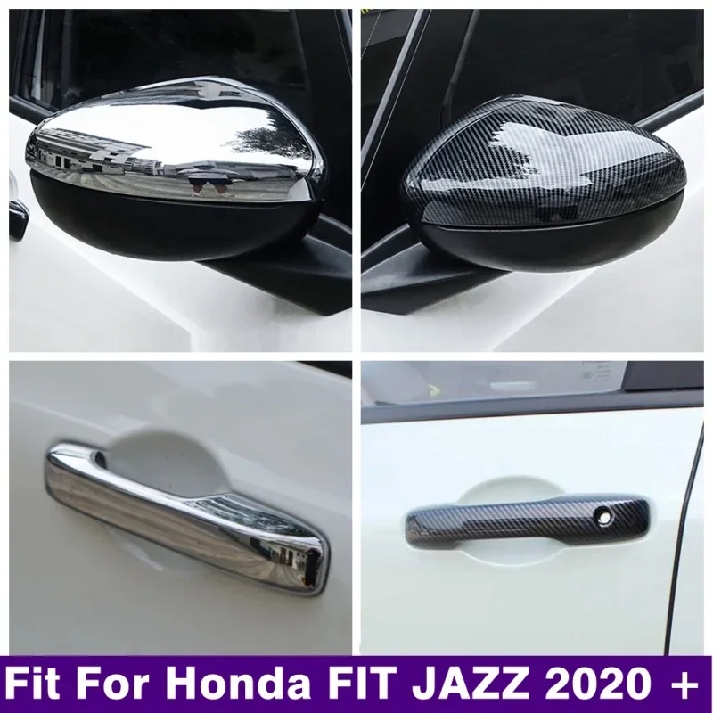 Orezanie obruchu rukoväte zadného zrkadla pre obrusy pre rukoväť pre Honda Fit Jazz GR 2020 - 2022