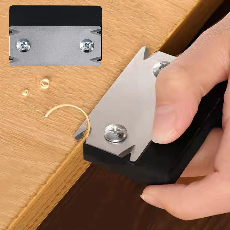 Orezávanie noža Carpentry v drevenom zastrihnutí zaseknutia na zastrihávačke Filľovanie Scraper Board Deburing Edge Roh roh rohu hrán
