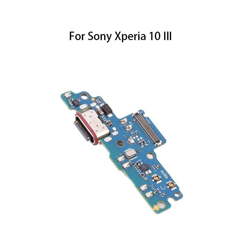 ORG USB Nabíjacie nabíjacie nabíjačku konektor s mikrofónnou doskou pre Sony Xperia 10 III