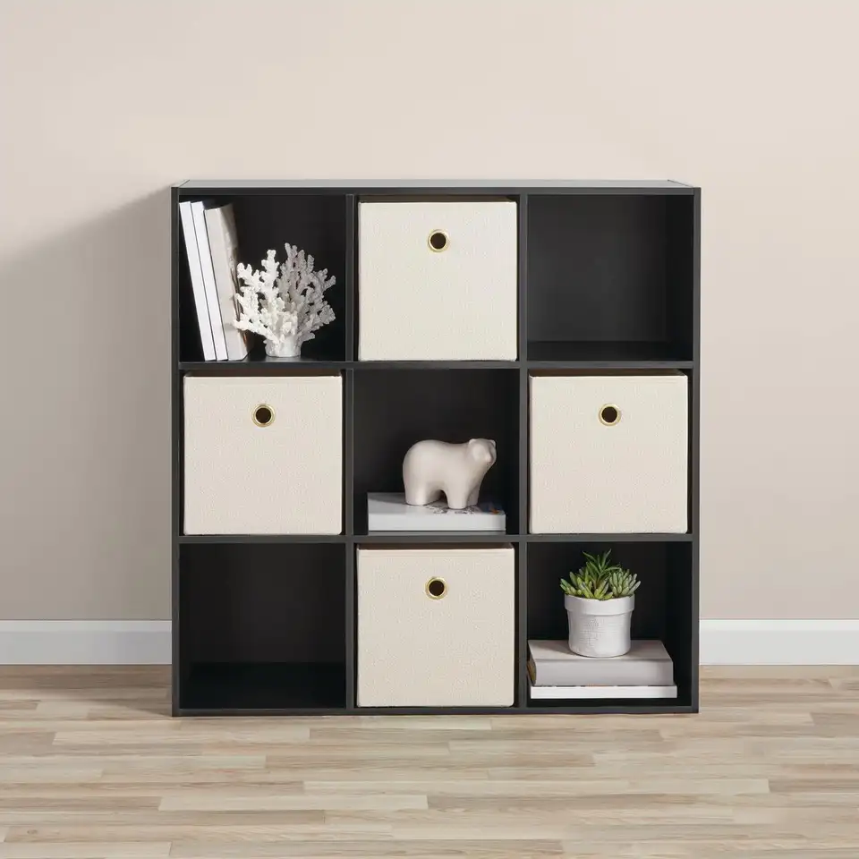 Organizátor 9-Cube Storage, otváranie poličiek 11 palcov, knižnica, zobrazovacia polica, priehradky na otvorené úložisko