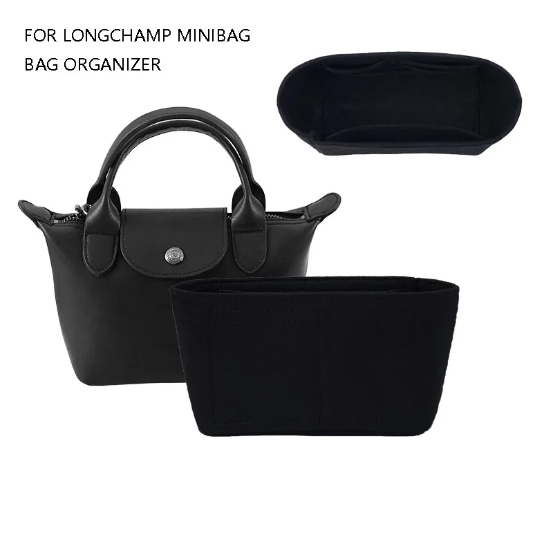 Organizátor knedlových vložiek pre vložku pre Longchamp Mini Storage Bag Plstená kabelka vložte do kabelky vložky vrecká príslušenstvo
