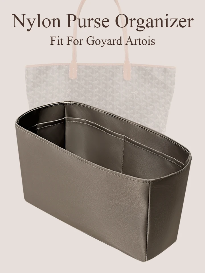 Organizátor nylonovej kabelky Vložka pre Goyard Artois Tote viacerých vreciek úložisko ručne vyrobená vnútorná vložka vložka Cosmetics Bag Organizátor