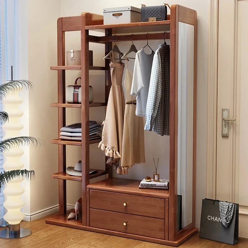 Organizátor Spálňa Oblečenie stojany Nordický displej Moderný rohový priestor na úsporu Armoires de Salon Hallway nábytok
