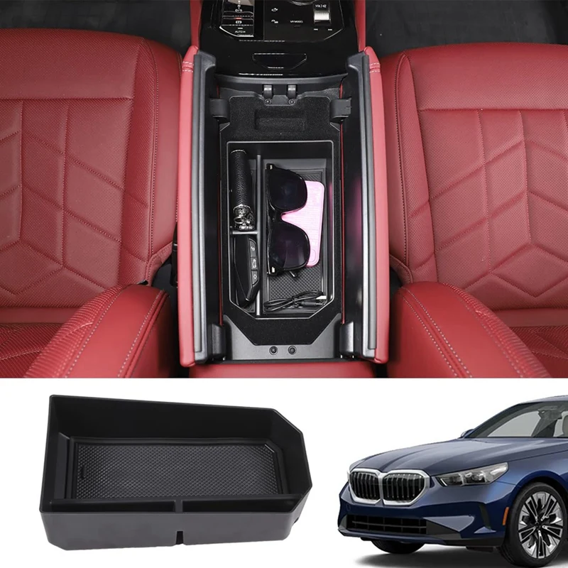 Organizátor Stredovej konzoly Organizátor podkladovu skrinku pre skladovacie skrinky pre BMW 5 Series G60 2024 Interiérové ​​doplnky