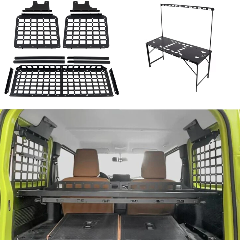 Organizátori nákladných automobilov kmeňa Panel Trunk Storage Molle Panel