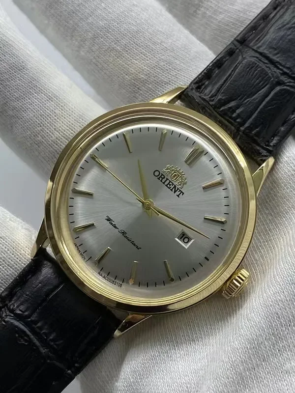 Orient 2024 Nové bublinové zrkadlo retro vodotesné high -end pásové hodinky