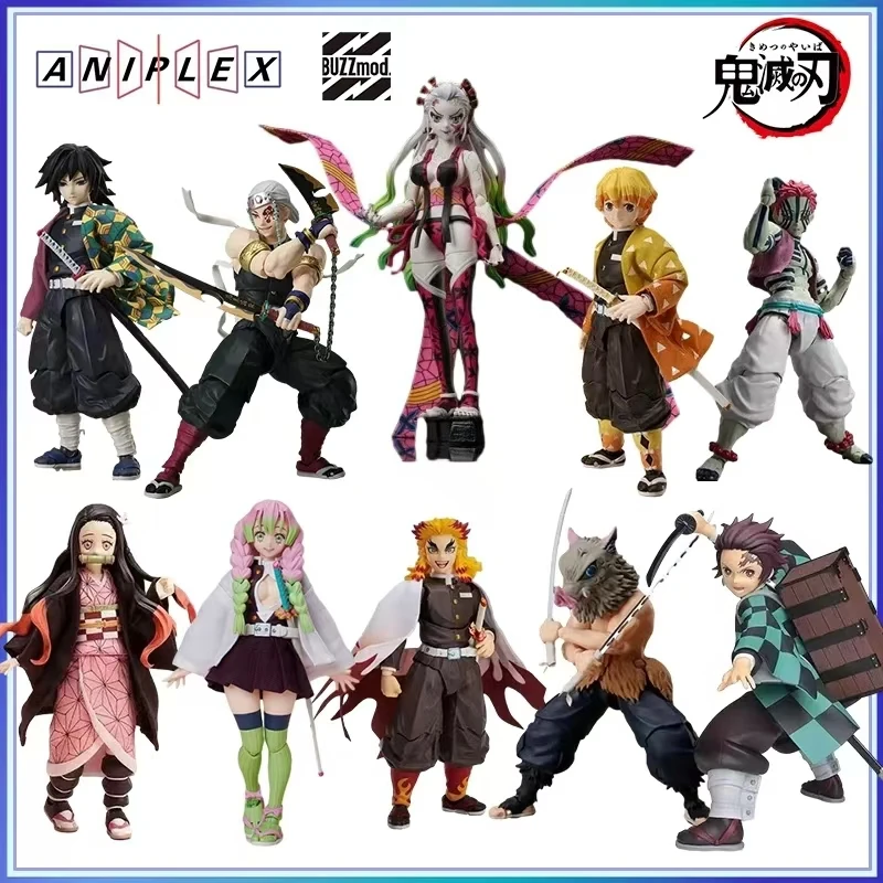Original Aniplex Demon Slayer Buzzmod postava Uzui Tengen Kamado Tanjirou Tomioka Giyuu hashira Inosuke akaza