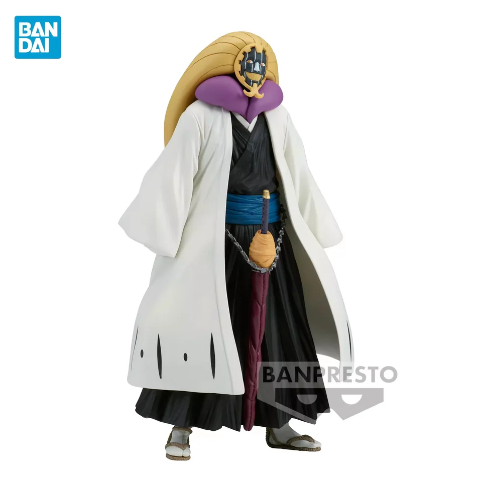 Original Bandai Banprseto Solid a Souls Bleach Kurotsuchi Mayuri Anime Figure Hračky PVC Model Collection Birthday Darček