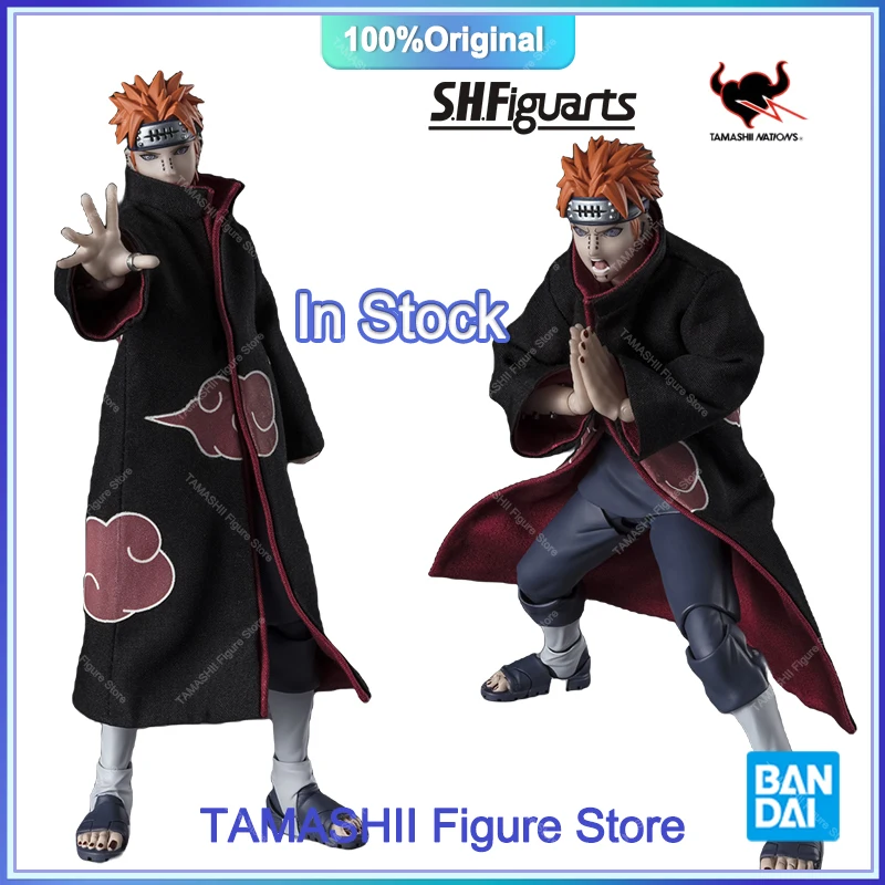 Original Bandai Shfiguarts shf Naruto Shippuden Pain tendo PVC Action Collection Figure Figure Hračky