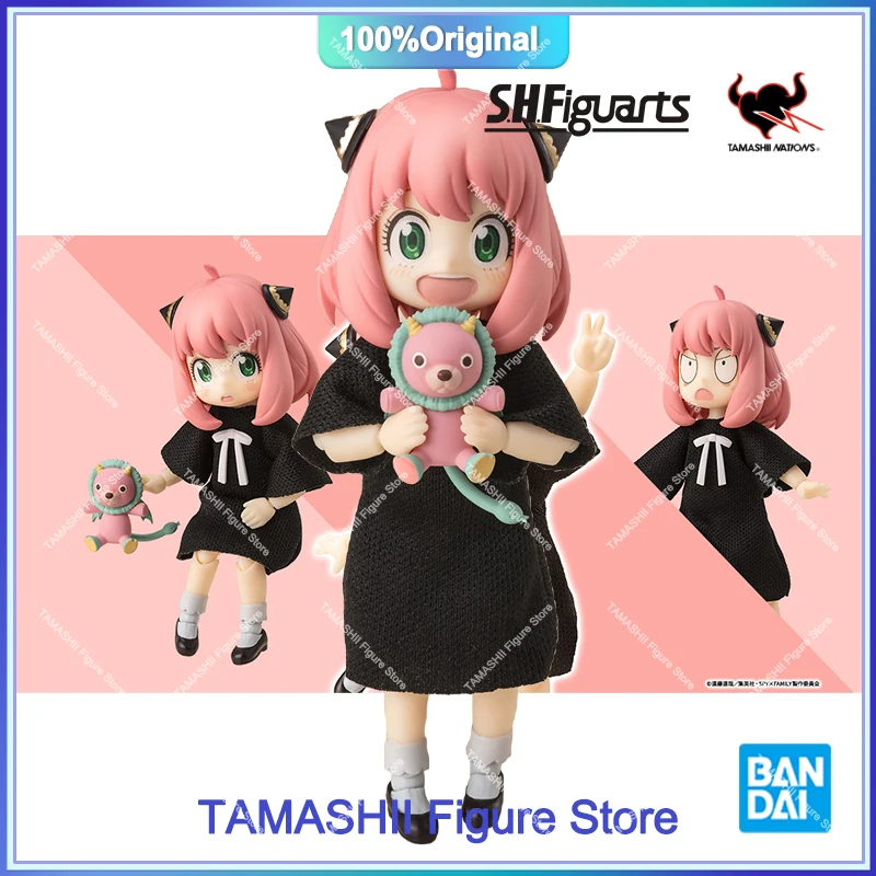 Original Bandai Spy X Family SH Figuarts Anya Falker Action Figures Collectble Model Hračky