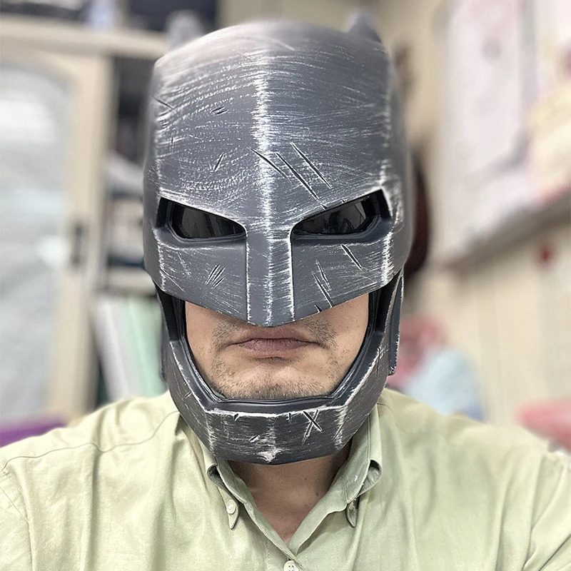 Original Batman Mask prilba hlavy hlavy Batman Handsome tk Live Ress Movie Halloween Cosplay Prázdninové večierky pre dospelý prekvapenie darček