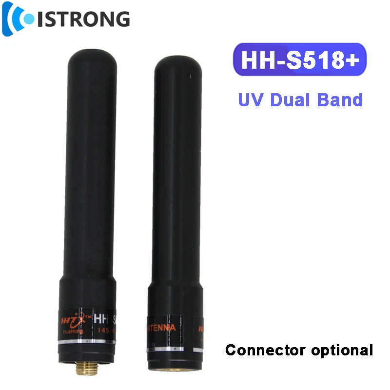 Original HH-S518+ ručný Walkie talkie anténa 145/435mH UV Dual Band Ultra Short High Gain Omni Anténa SMA Muž/žena