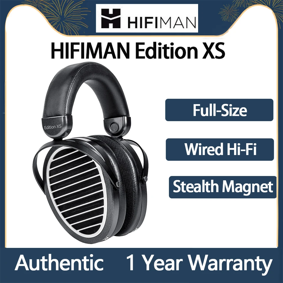 Original HiFiman Edition XS v plnej veľkosti nadmerne otvorený planárny magnetický hi-fi slúchadlá s tajným magnetom dizajn nastaviteľný