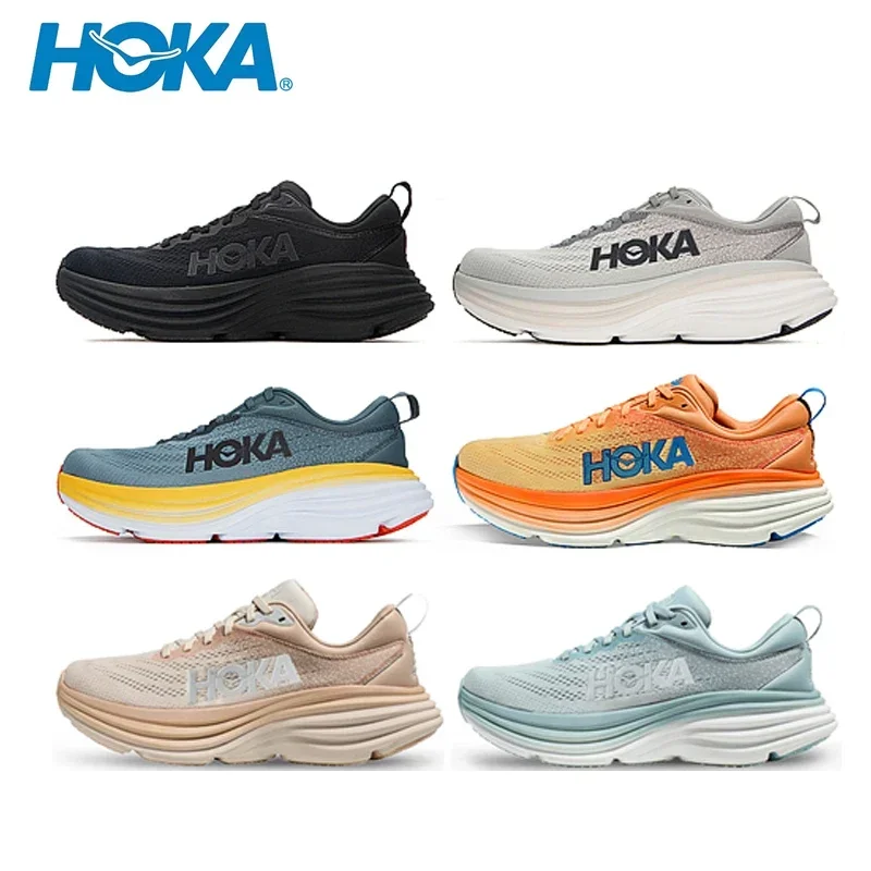 Original Hoka One One One One Bondi 8 Road Running Shoes Pluch Dlhodobé muža Ženský životný štýl outdoor tenisky