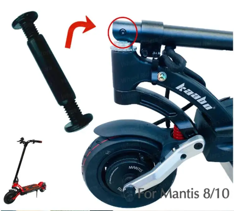Original Kaabo mantis 8/10 skladacie zadky skrutky kicksooter elektrické skladovacie diely