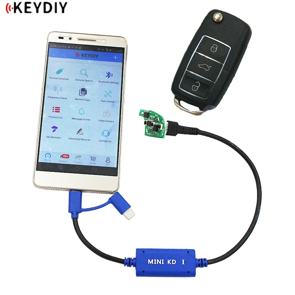 Original KeyDiy Mini KD Key Maker Generátor diaľkové sklastie vo vašej telefóne Support Android.