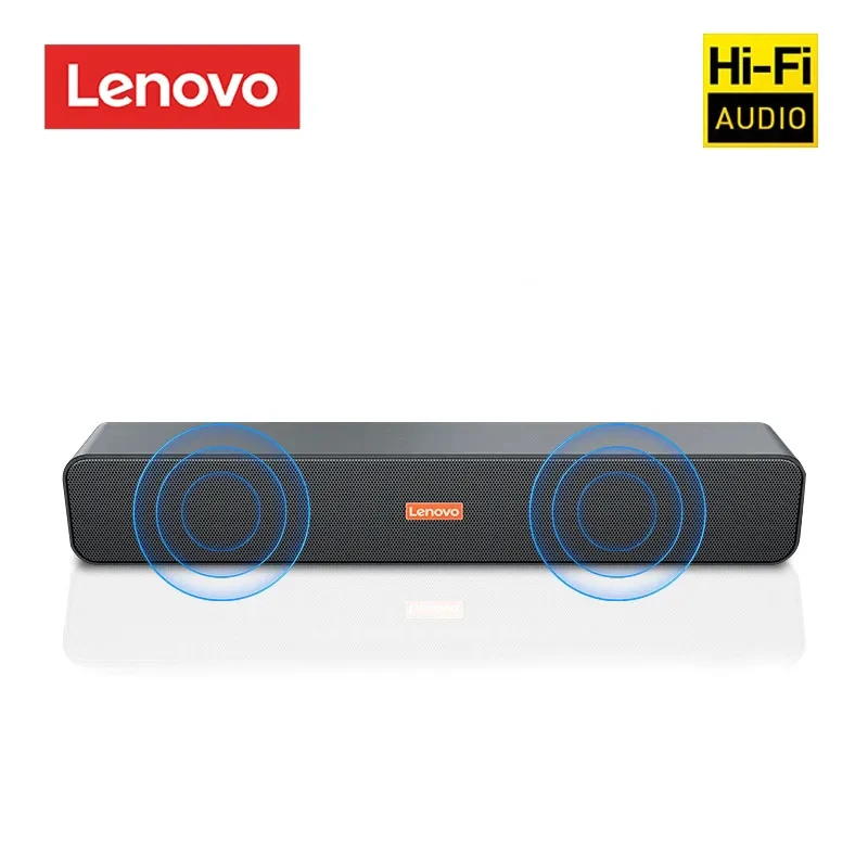 Original Lenovo Computer Audio BMS09 káblové reproduktory Domov prenosný stolný basový basový basík USB napájací napájací zdroj Hifi Sound subwoofer stereo