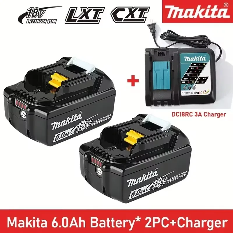 Original Makita 6AH/5AH/3AH pre Makita 18V batéria BL1830B BL1850B BL1850 BL1840 BL1860 BL1815 Výmena lítiovej batérie