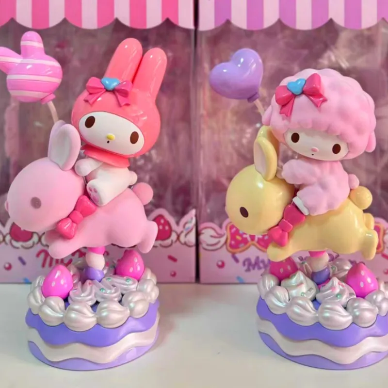 Original Miniso Sanrio My Melody My Sweet Piano postava Sweet Party Series PVC Model Collection Collection Decorácie roztomilý darček k narodeninám