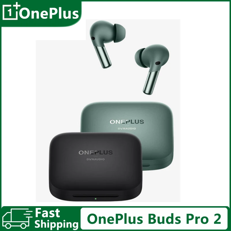 Original OnePlus Buds Pro 2 In-Ear Bluetooth Headset s dlhou životnosťou batérie a kvalitou zvuku na zníženie hluku.