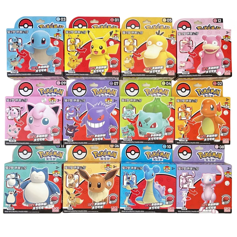 Original Pokemon Pokeball zostrihanie pikachu gengar mew deformácia hračky Action Action Anime figure pre deti pre darček k narodeninám
