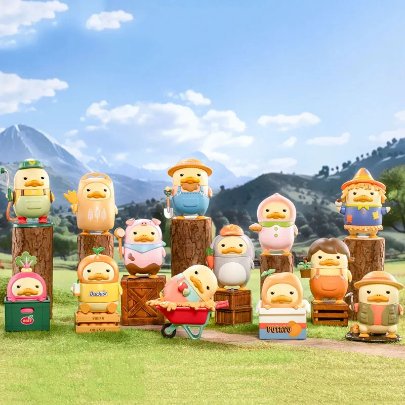 Original Popmart Duckoo Farm Series akčná figúrka hračky hračky kawaii Duckoo anime figúrky bábiky Dievčatá darčeky Domáce dekorácie