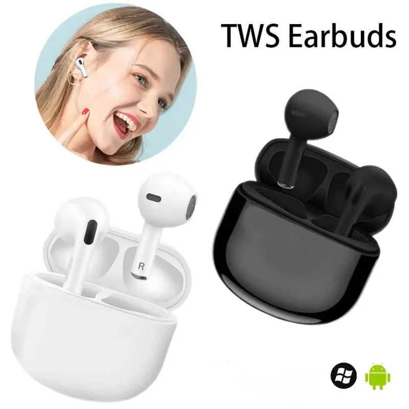 Original Pro4 TWS Bluetooth slúchadlá 9D stereo bezdrôtové slúchadlá do uší Hifi uší hands-free headset s mikrofónom