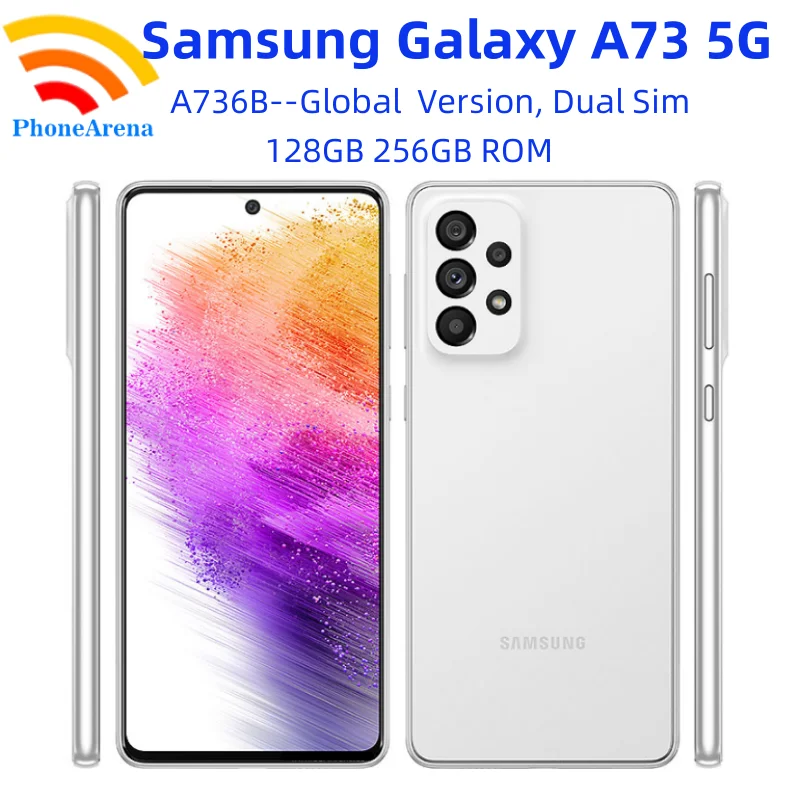 Original Samsung Galaxy A73 A736B Dual SIM 6.7 
