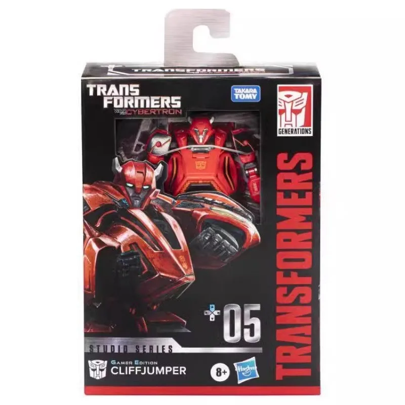 Original Takara Tomy Hasbro Transformers Hračky WFC Series V GE05 Cliffjumper Figures Figure Transformátors Collection Collection Hračky