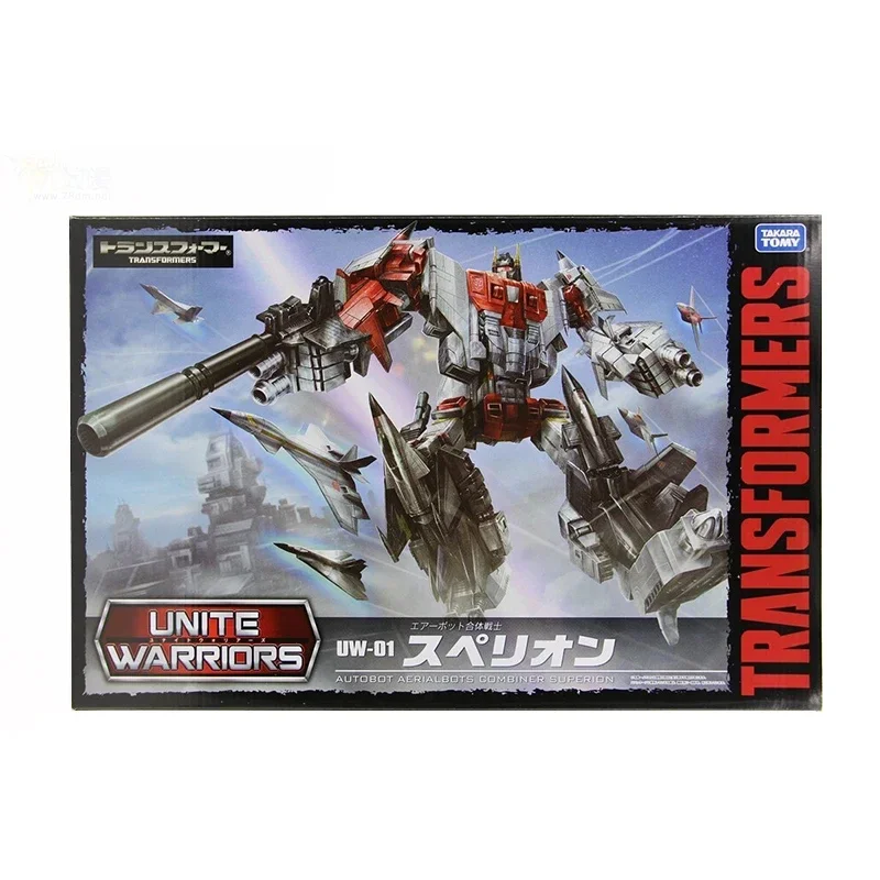 Original Takara Tomy Transformers UW-01 Superion akčná figúrka prepravu zdarma prepravu koníčku Zhromaždenie narodeninových darcovských hračiek anime