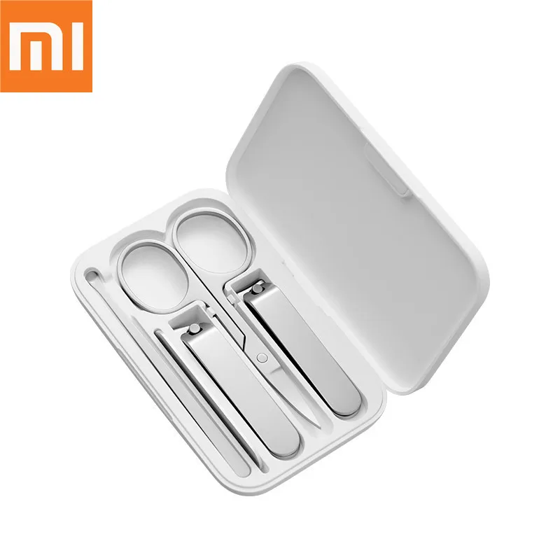 Original Xiaomi Mijia manikúru nechty Clippers Pedikúre sada prenosná cestovná hygiena súprava z nehrdzavejúcej ocele na nechty