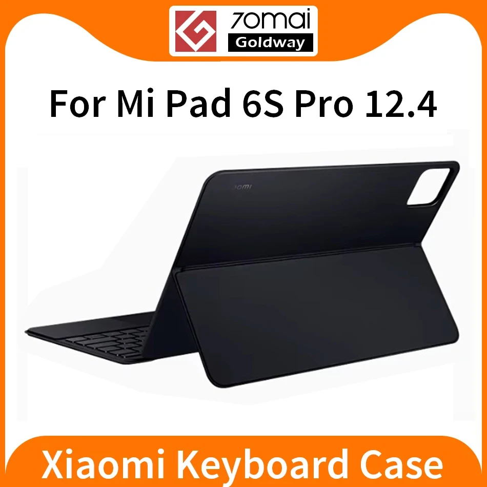 Original Xiaomi Pad 6S Pro 12.4 '' Klávesnica pre puzdro pre MI Tablet Magnetic Keyboard Shell Pogo PIN s obojstranným ochranným puzdrom PU