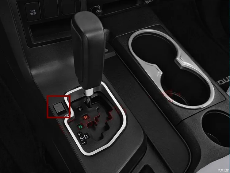 Originál 1 ks Shift Lever Lock Cover Shift Lock Unlock Cover Shift Panper Panper Panper pre Toyota Tundra Sequoia 2008-2020