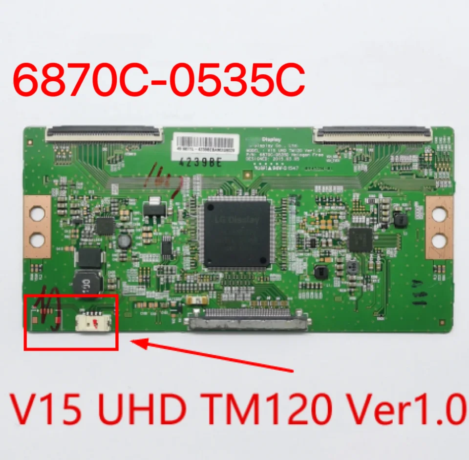 Originál 6870C-0535C V15 UHD TM120 1.0 TCON doska 6870C-0535C