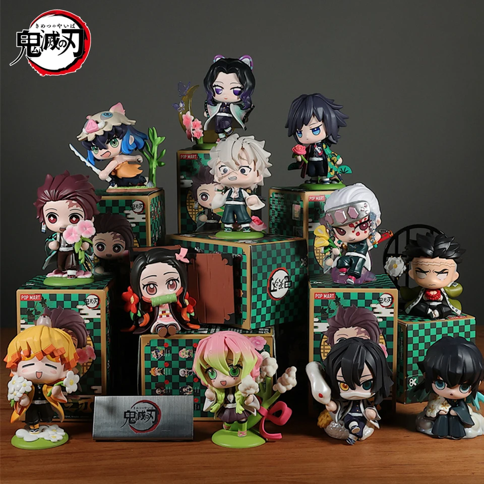 Originál na sklade Demon Slayer Agatsuma Zenitsu Kamado Nezuko Tomioka Giyuu Kanroji Mitsuri Tokitou Muichirou Figur