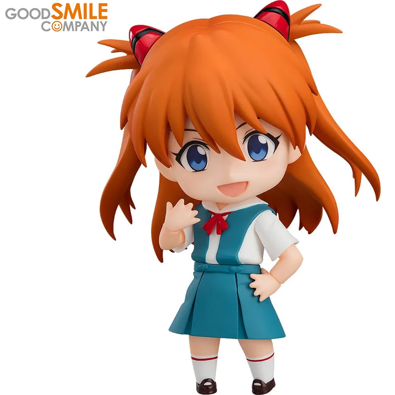 Originál na sklade GSC nendoroid 1202 Obnoviť Evangelion Asuka Langley postava Good Smile Company Anime Action Model Boy Hračky darček