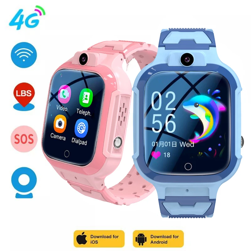 Originál pre Xiaomi 4G Detský inteligentný gps gps track videohovor kamera soswaterproof Loca