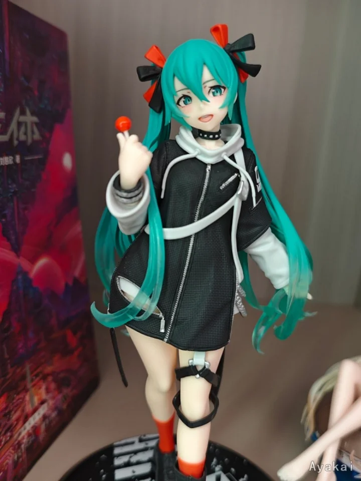 Originál Taito Fashion vokalidy hatsune miku anime figúrka Punk Future Collection Desktop Dekoration Model hračky vianočné darčeky