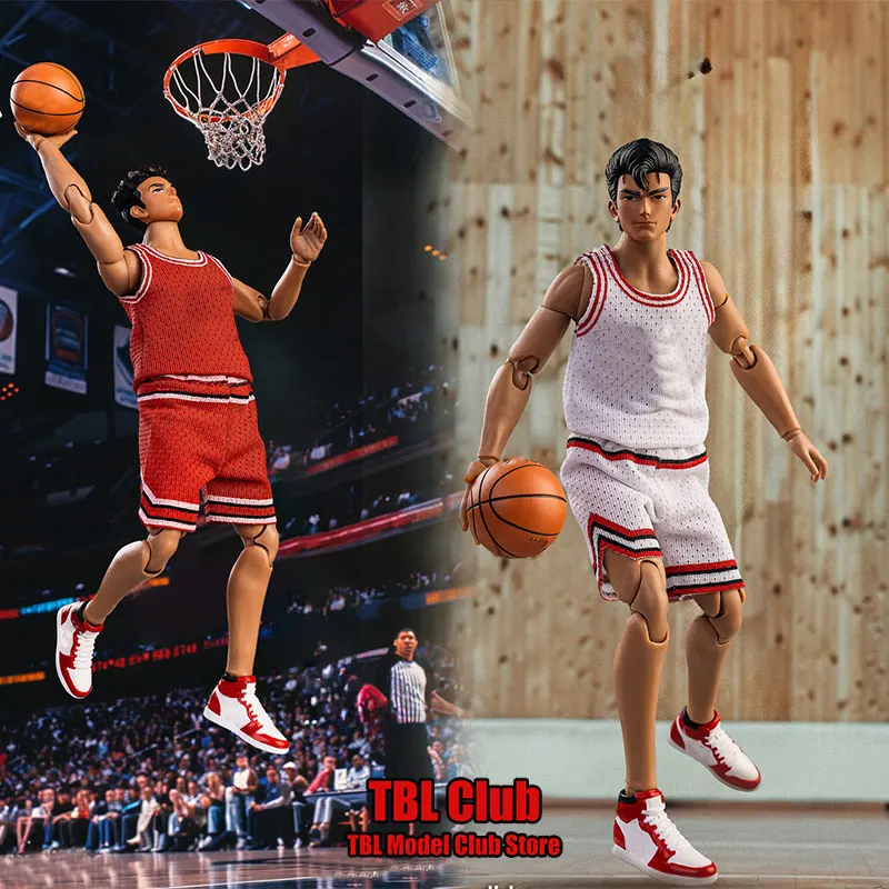 Originál urobil SF80006 1/12 v mierke mužských basketbalových hráčov basketbalových basketbalových hráčov Red Team White Team Plno set 6inch akčná figúrka bábika