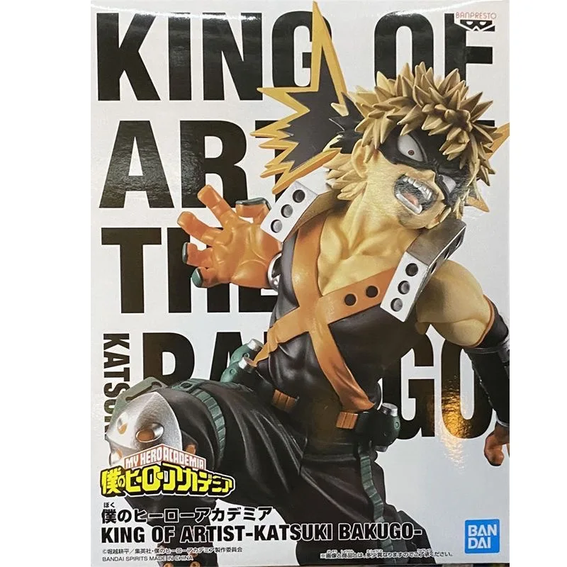 Originálna hodnota Bandai Anime postava My Hero Academia Bakugou Katsuki Akčné figúrky textúry Hračky Hračky zberateľské hračky
