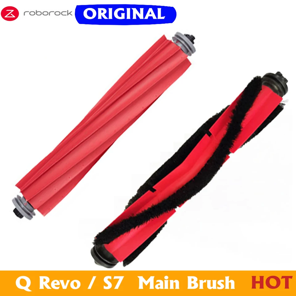 Originálna súprava na kefu Roborock Roller Kompatibilná s Roborock Q Revo, S7, S7 Maxv, Q5, Q7 Max Series Series Robot Sercuum čističe