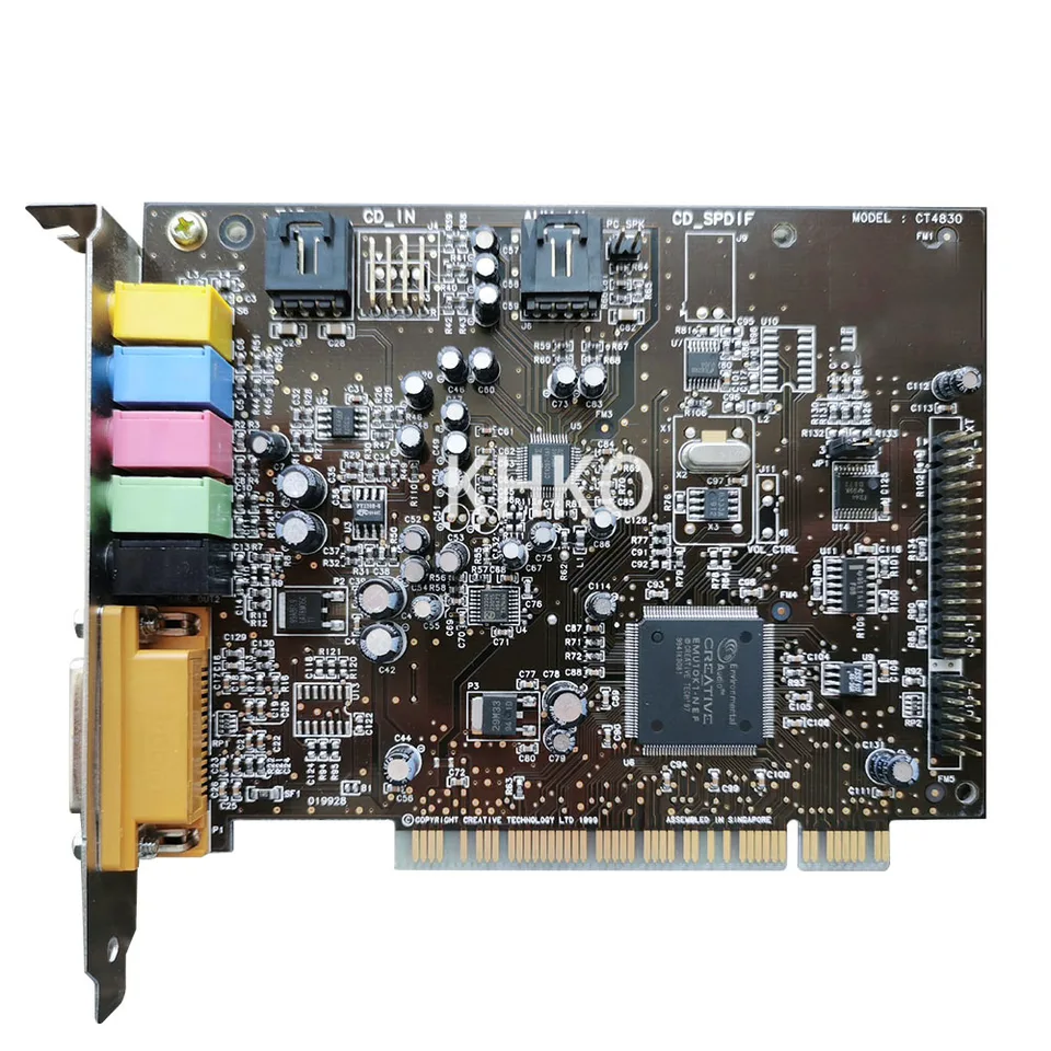 Originálna zvuková karta CT4830 PCI + MIDI 4.1 Zvuková karta CT4830 Zvuková karta Ksong KX UC Mix Podpora pre Win7