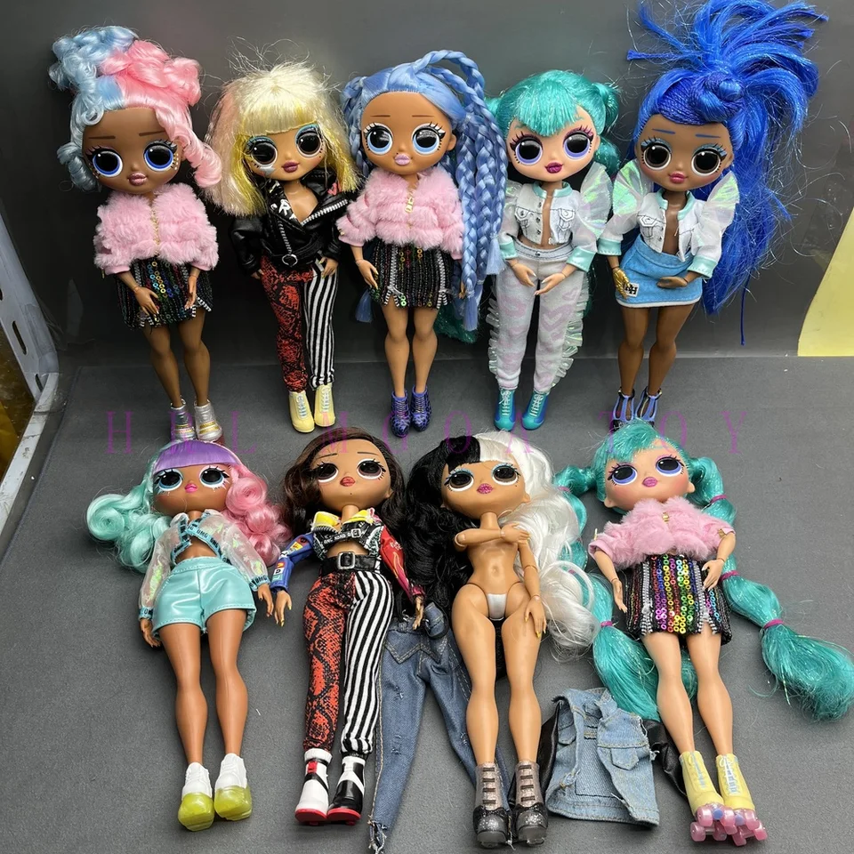 Originálne 24 cm OMG Dolls Fashion Big Sister Dreys Up Girl Doll obsahuje oblečenie a topánky darčekové hračky