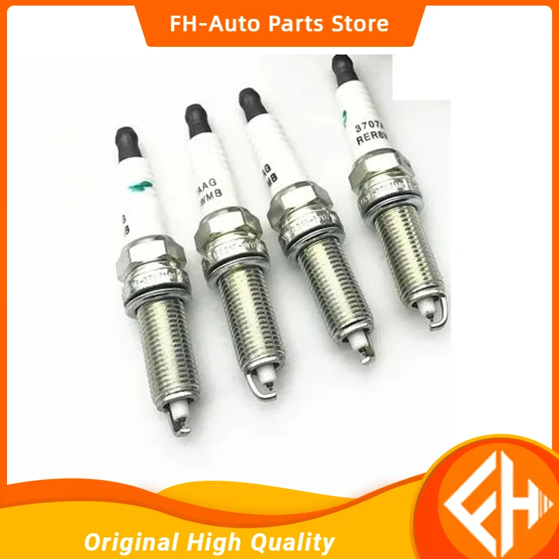 Originálne 4ks zapaľovacie sviečky súpravy pre čínsky Chery A1 A3 A5 Tiggo Arrizo 1,6L SQRE4G16 Motor Motor Motor ETSE E4G16-3707110