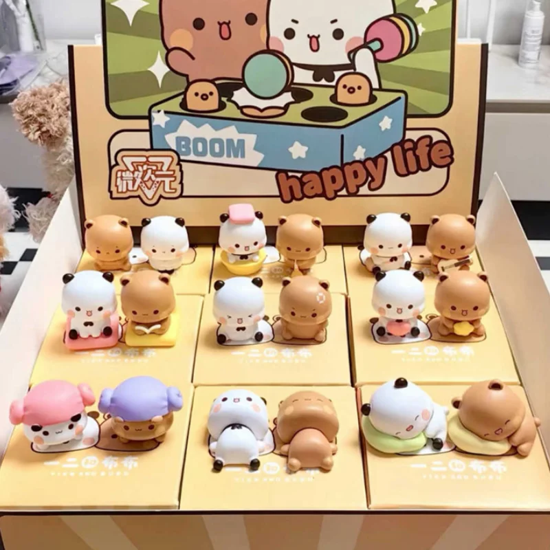 Originálne Bubu a Dudu Daily Blind Boxes Roztomilé figúrky Trendy hračky Suprise Box Desk Dekorácie Kawaii Model Dollar Birthday Darčeky