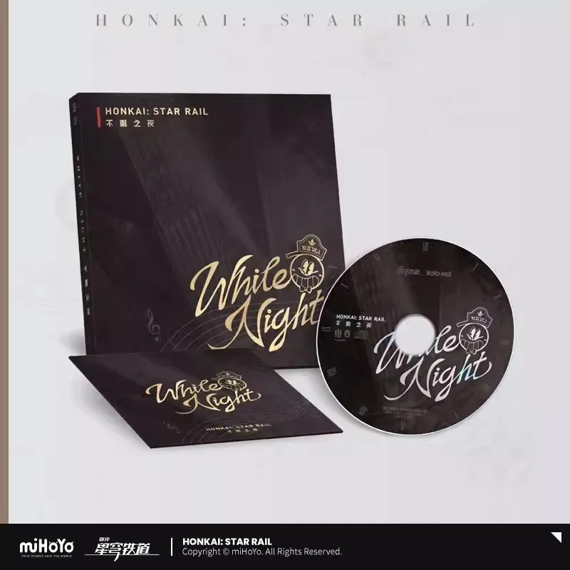 [Originálne] Game Honkai Star Rail 《White Night》 CD Cosplay Music Album Anime Masquerade Songs Halloween Darčeky