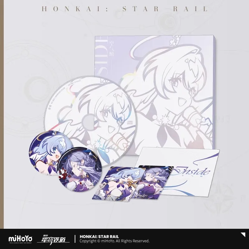 [Originálne] hra Honkai Star Rail Robin 《Inside》 CD Gift Set kostým Prom hudba texty knihy Kniha Anime Cartoon 3D klopa
